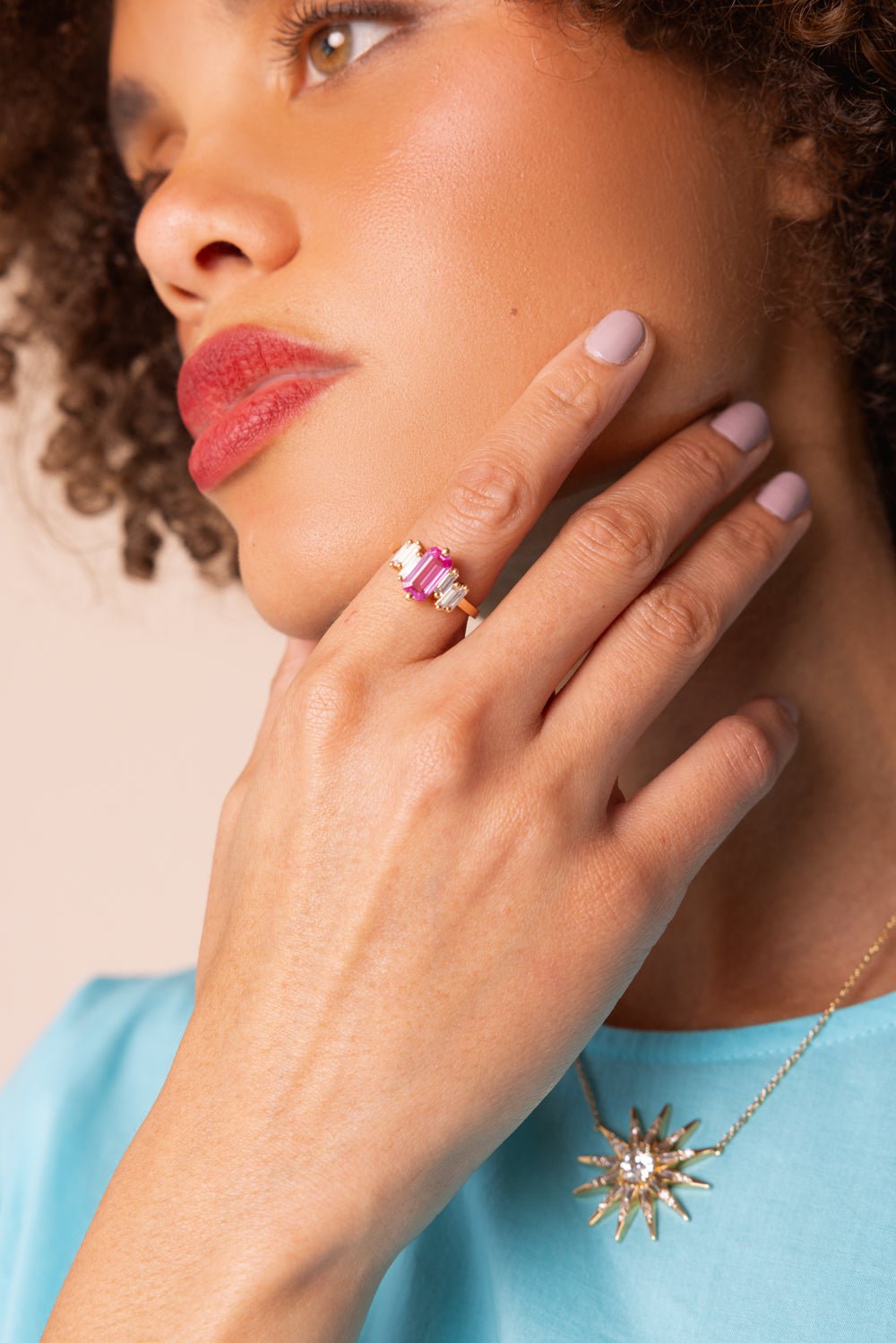 Pink Sapphire Diamond Ring JEWELRYFINE JEWELRING SUZANNE KALAN   