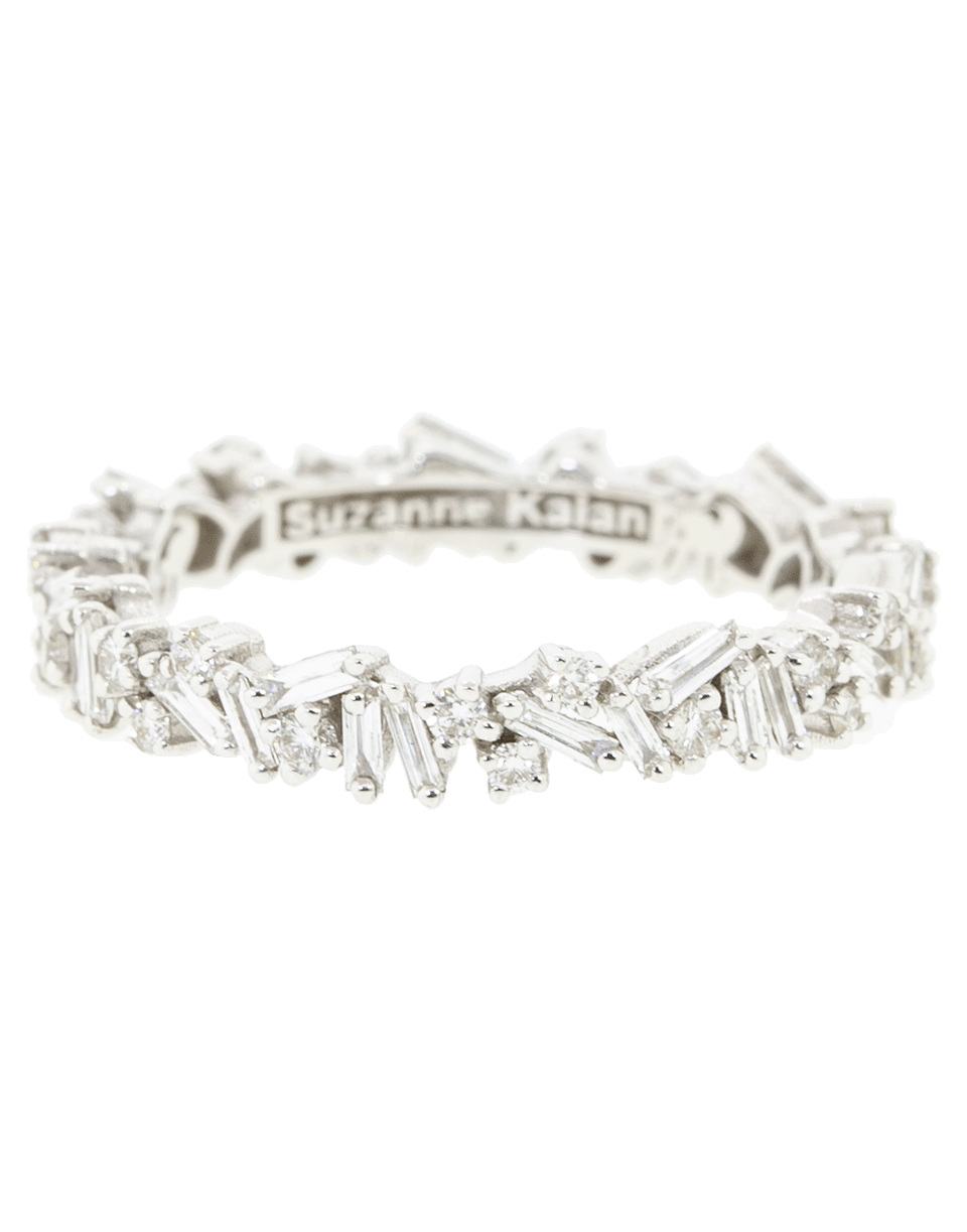 SUZANNE KALAN-Diamond Baguette Eternity Band-WHITE GOLD