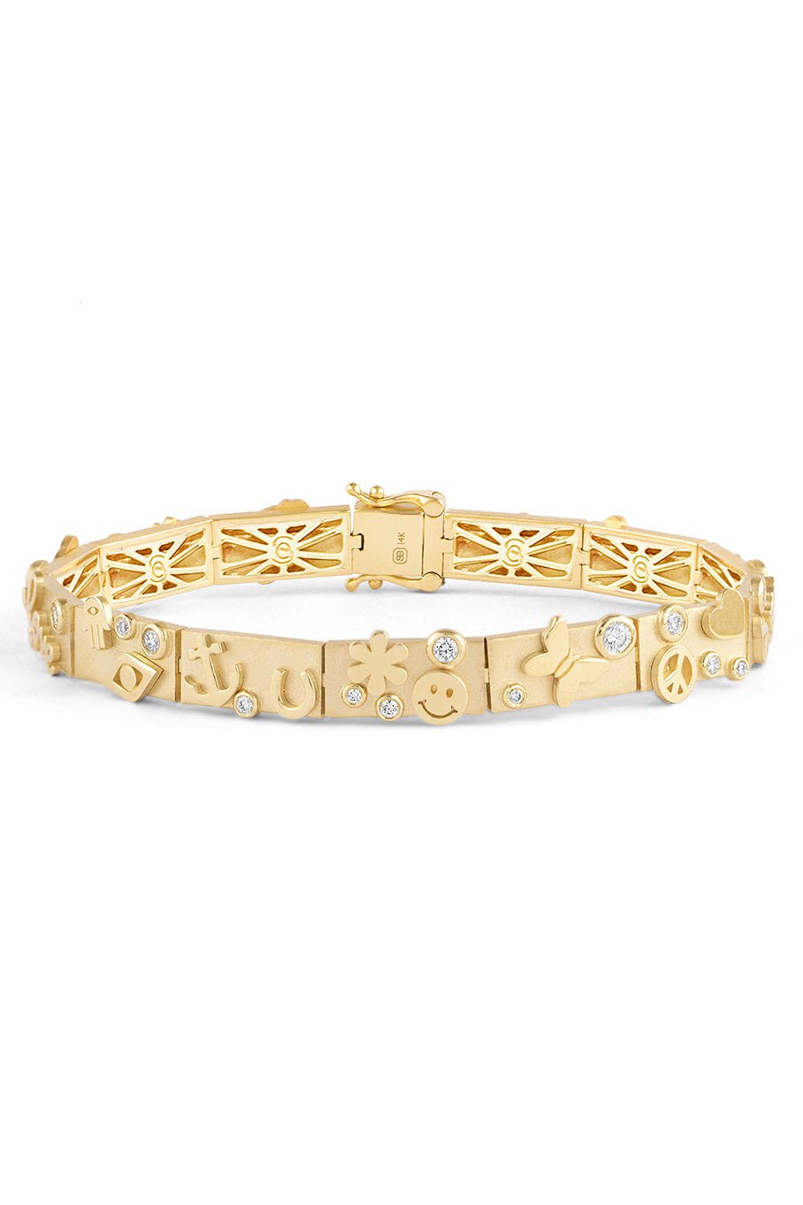 SYDNEY EVAN-20th Anniversary Bracelet-YELLOW GOLD