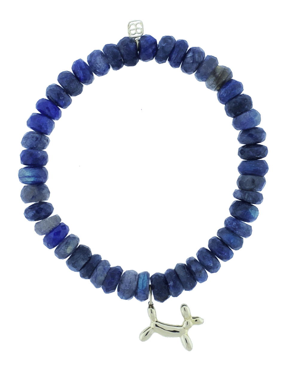 SYDNEY EVAN-Baloon Dog Charm Bracelet-YELLOW GOLD