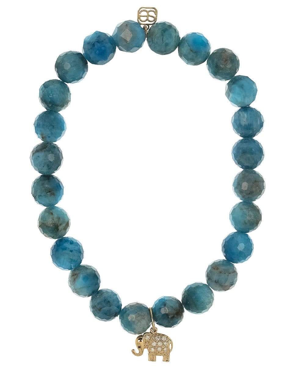 SYDNEY EVAN-Moroccan Charm Pearl Bracelet-YELLOW GOLD