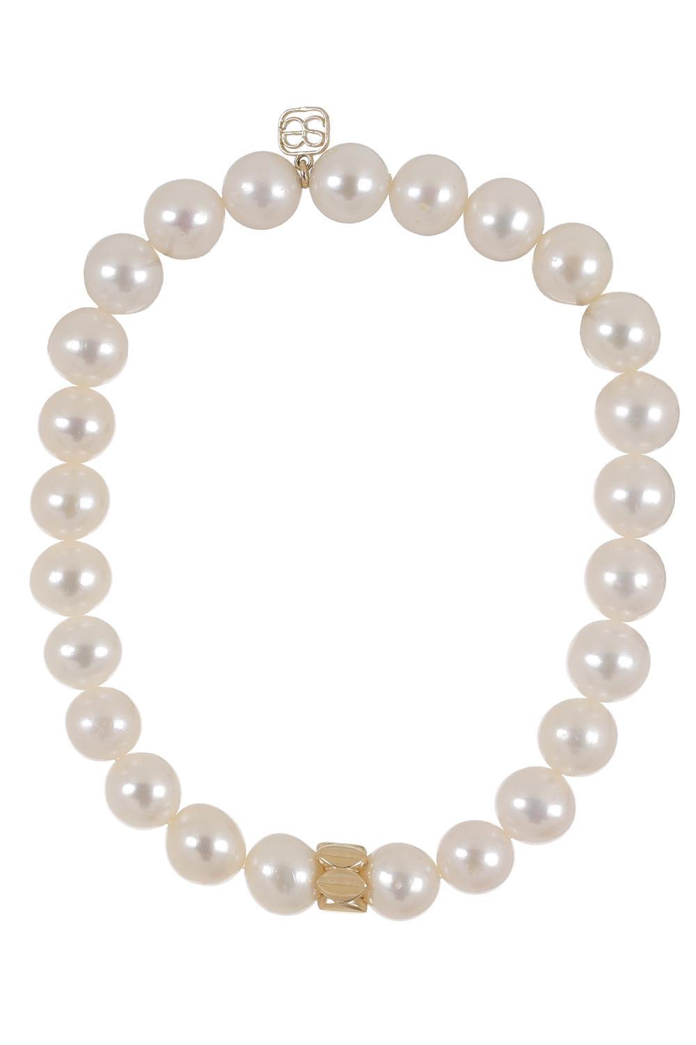 Pearl Pure Marquise Rondelle Bracelet-YELLOW GOLD-JEWELRYFINE JEWELBRACELET O-SYDNEY EVAN