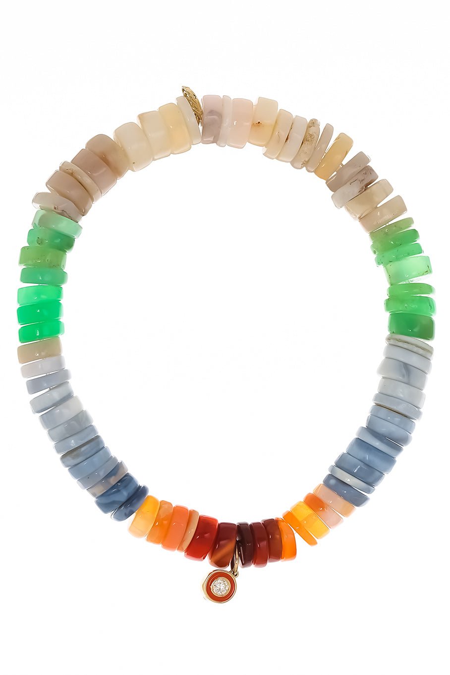 SYDNEY EVAN-Rondelle Bead Bracelet-YELLOW GOLD