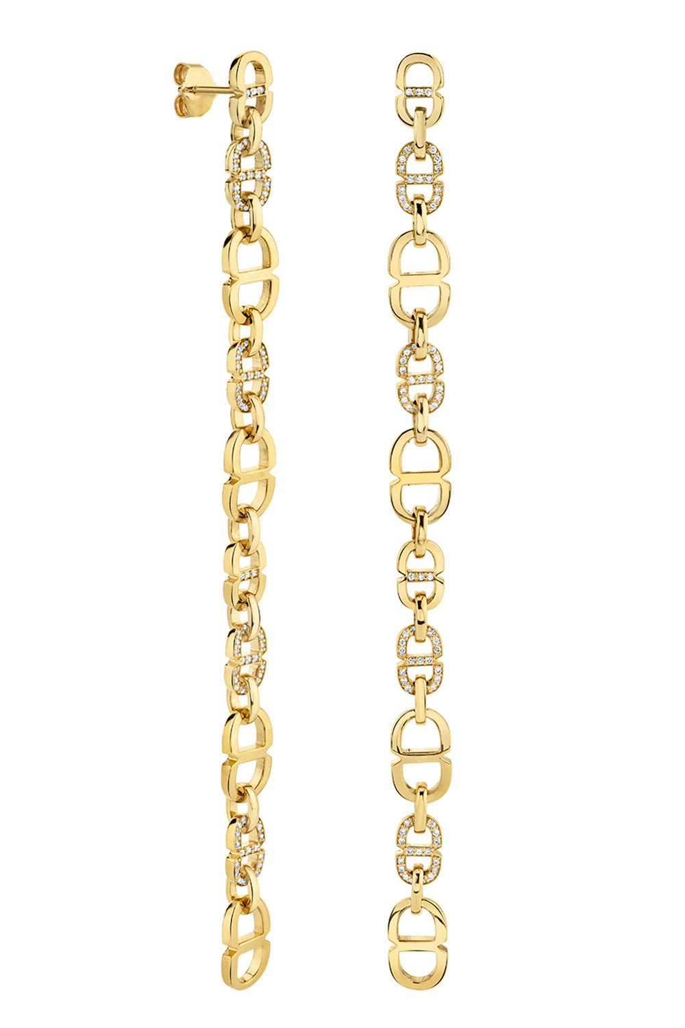 SYDNEY EVAN-Duster Earrings-YELLOW GOLD