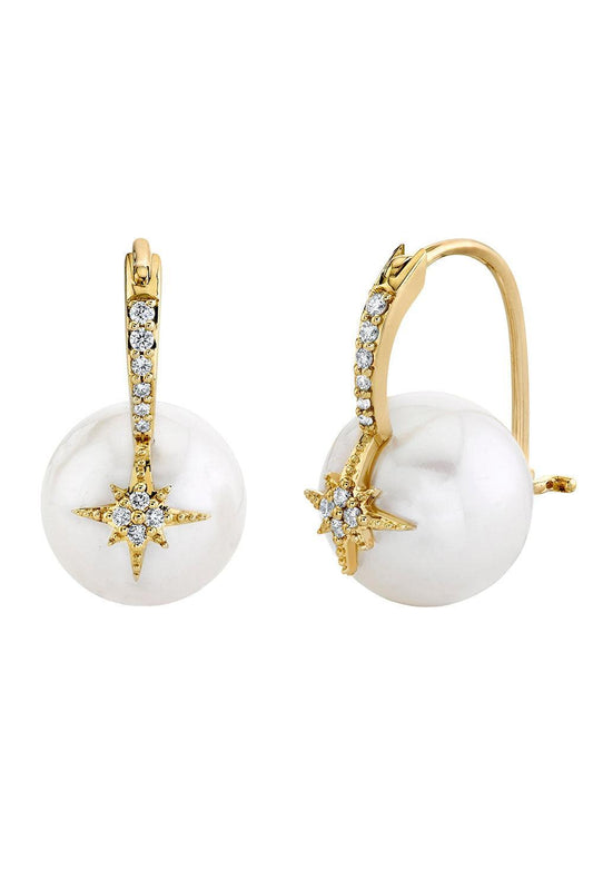 Pearl Starburst Earrings