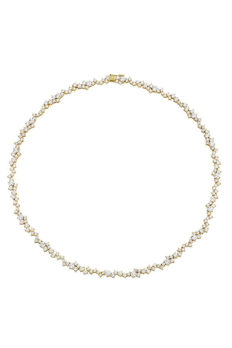 Diamond Eternity Cocktail Necklace