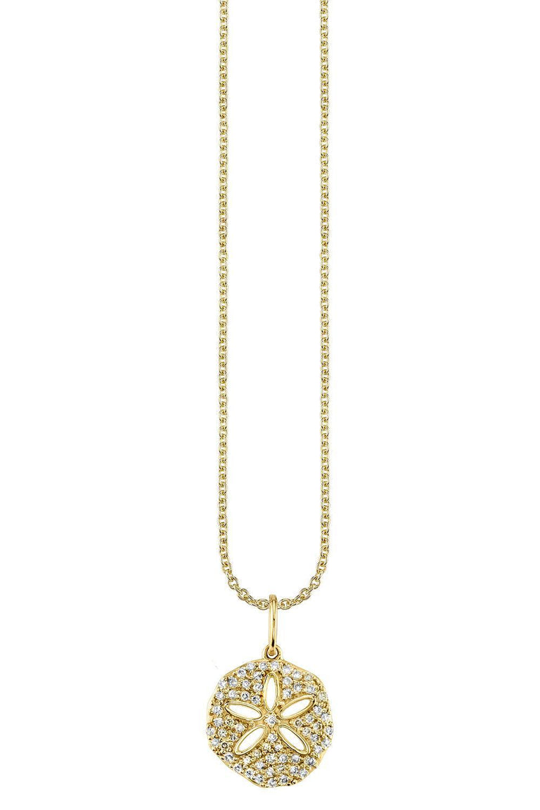 Diamond Sand Dollar Necklace