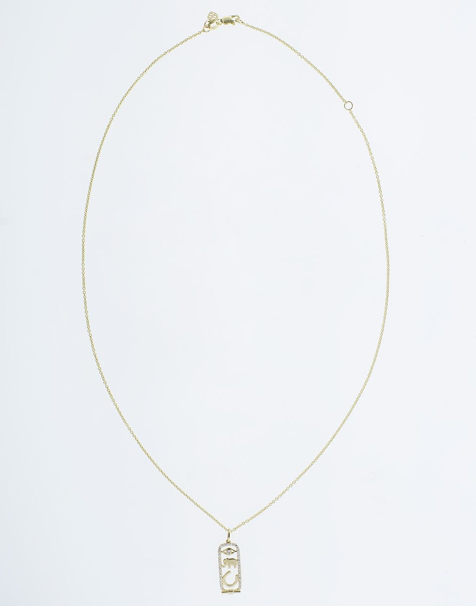SYDNEY EVAN-Luck and Protection Pendant Necklace-YELLOW GOLD