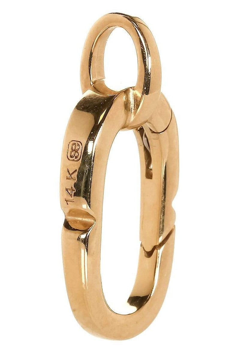 SYDNEY EVAN-Love Link Clip with Bail-YELLOW GOLD