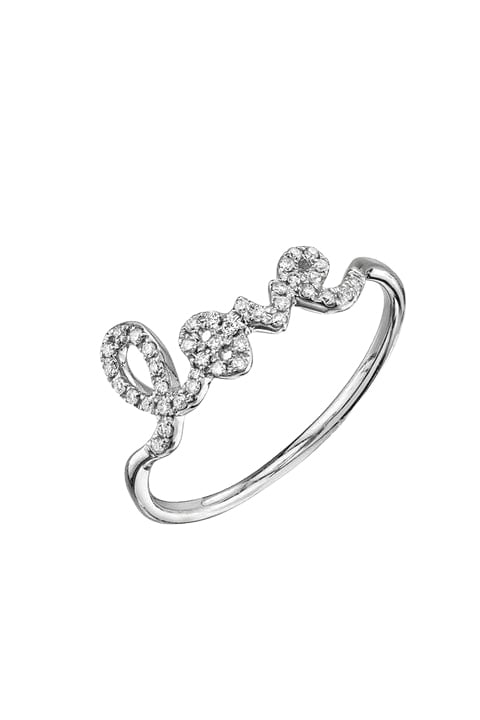 Diamond Love Ring-WHITE GOLD-6.5-JEWELRYFINE JEWELRING-SYDNEY EVAN