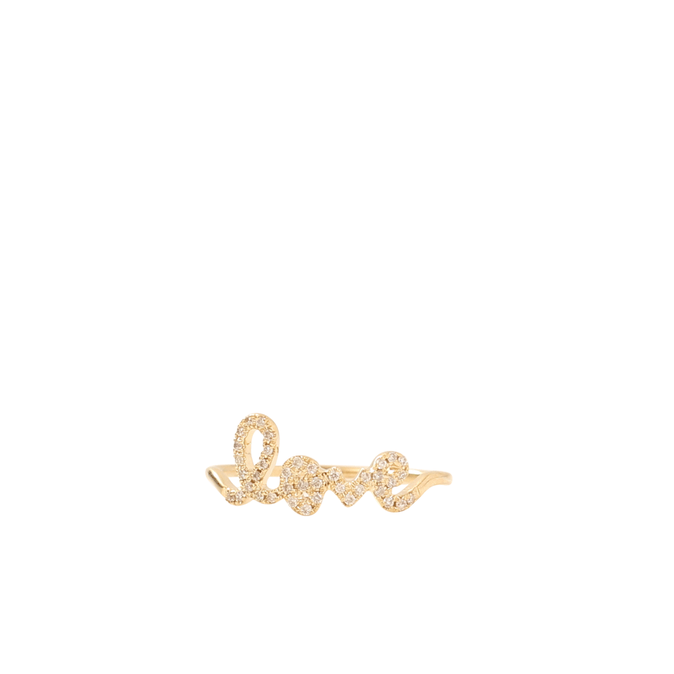 SYDNEY EVAN-Diamond Love Ring-YELLOW GOLD