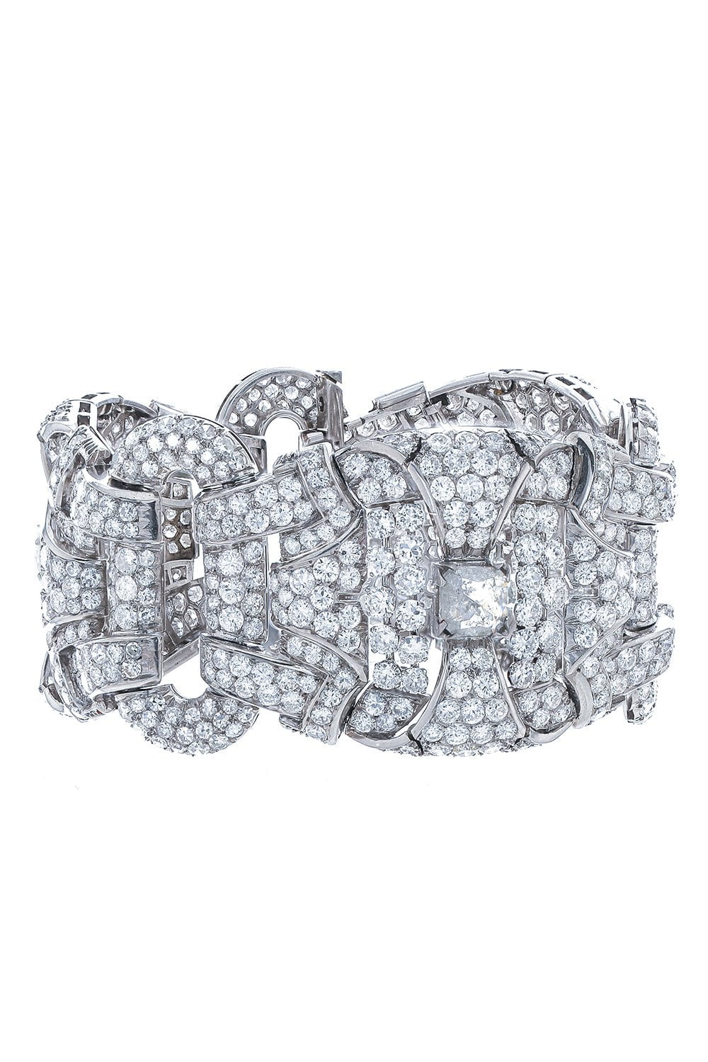 SYLVA & CIE-Vintage Diamond Bracelet-PLATINUM