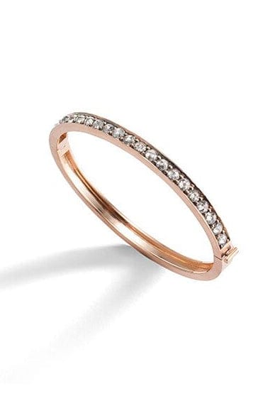SYLVA & CIE-Grey Diamond Rose Cut Bangle-ROSE GOLD