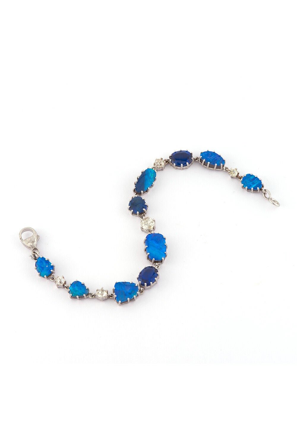 Opal Kyanite Diamond Bracelet JEWELRYFINE JEWELBRACELET O SYLVA & CIE   