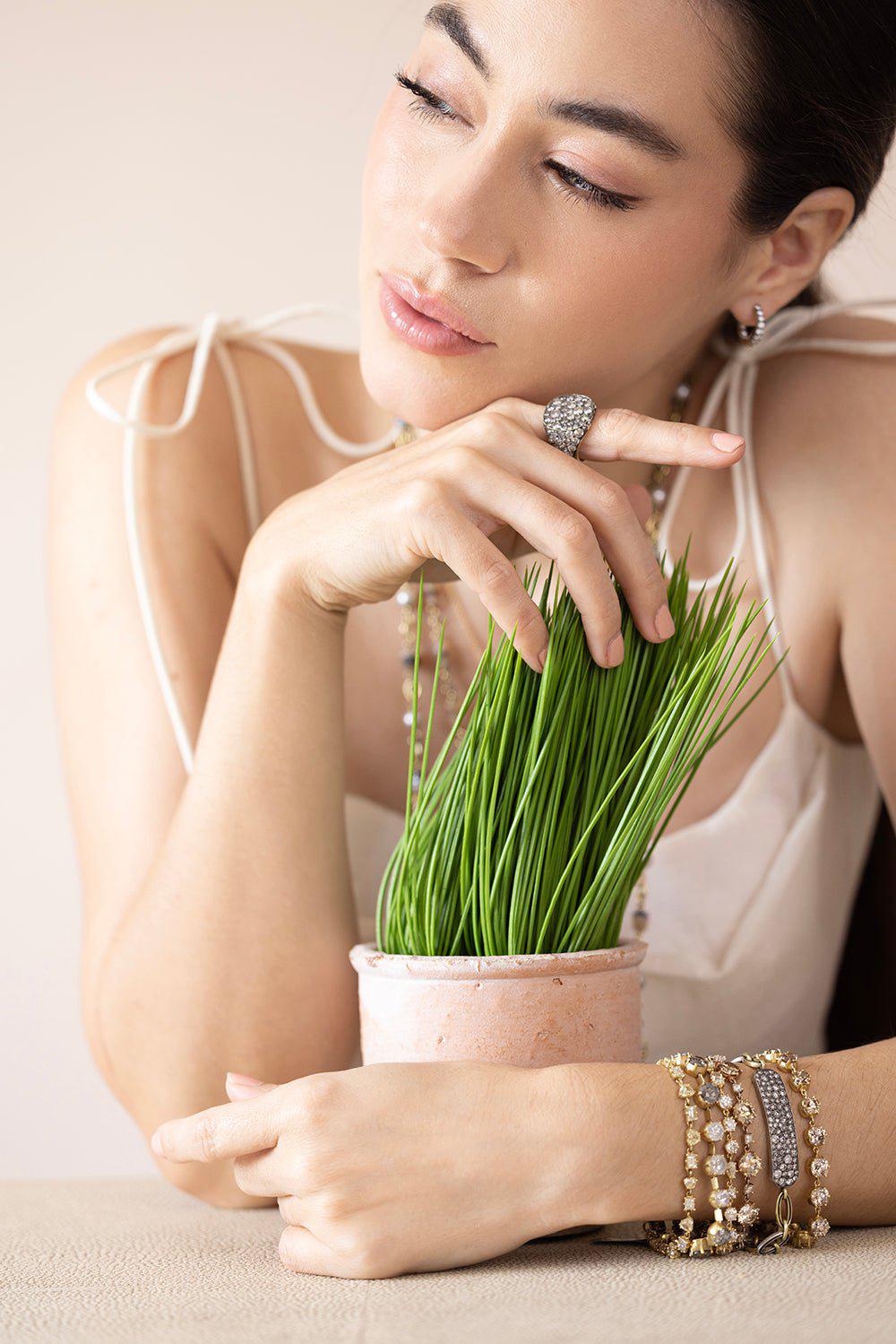 SYLVA & CIE-Baby Ten Table Bracelet-YELLOW GOLD