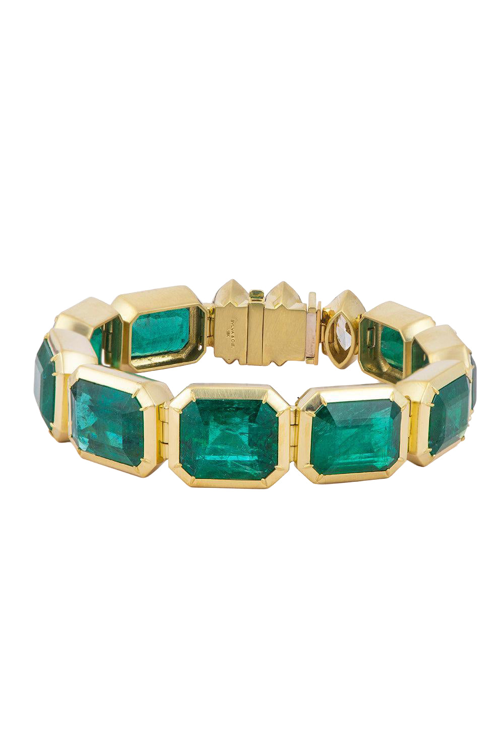 Emerald Diamond Tennis Bracelet