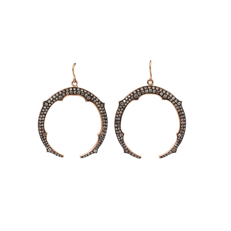 SYLVA & CIE-Horseshoe Earrings-ROSE GOLD
