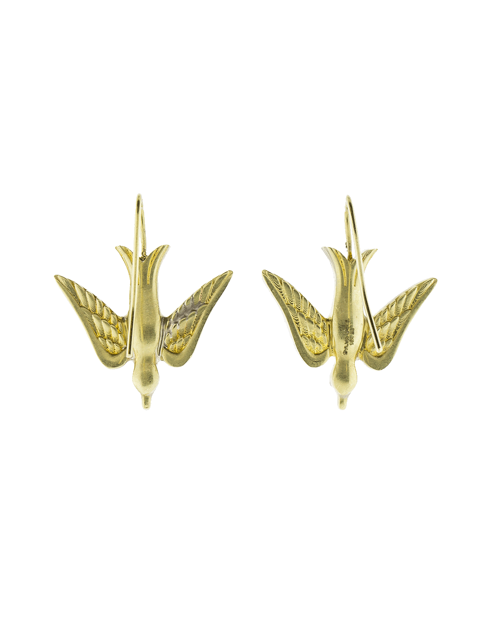 SYLVA & CIE-Bird Earrings-YELLOW GOLD