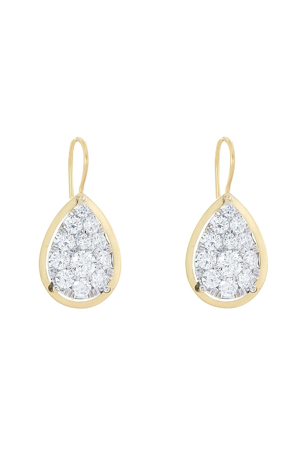 Pear Shape Diamond Earrings JEWELRYFINE JEWELEARRING SYLVA & CIE   