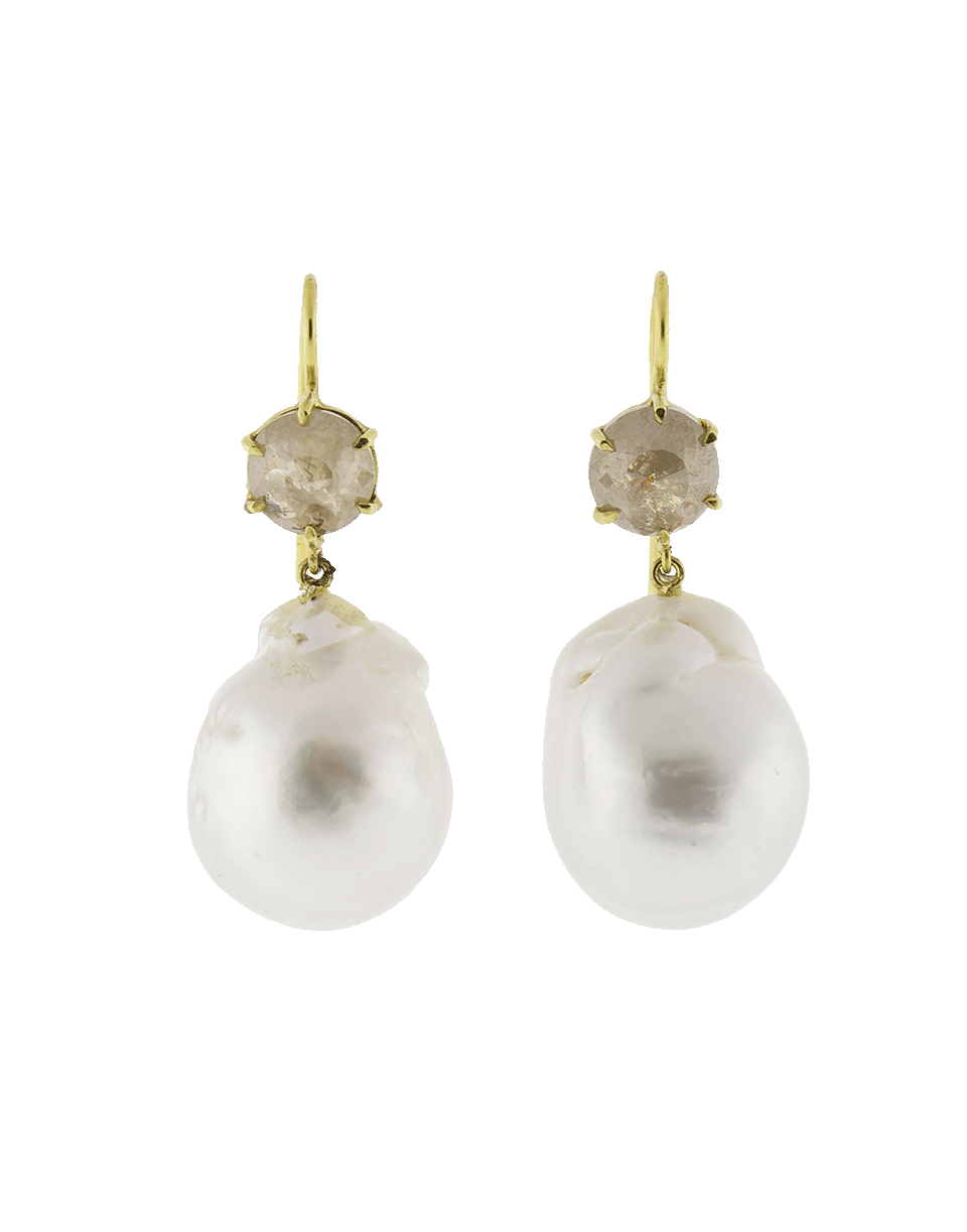 SYLVA & CIE-Pearl Drop Earrings-YELLOW GOLD