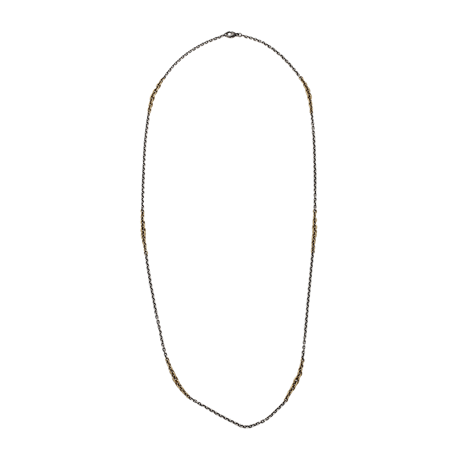 SYLVA & CIE-Mixed Link Chain Necklace-SILVER