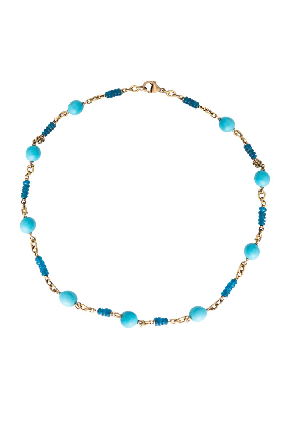 SYLVA & CIE-Sleeping Beauty Necklace-WHITE GOLD