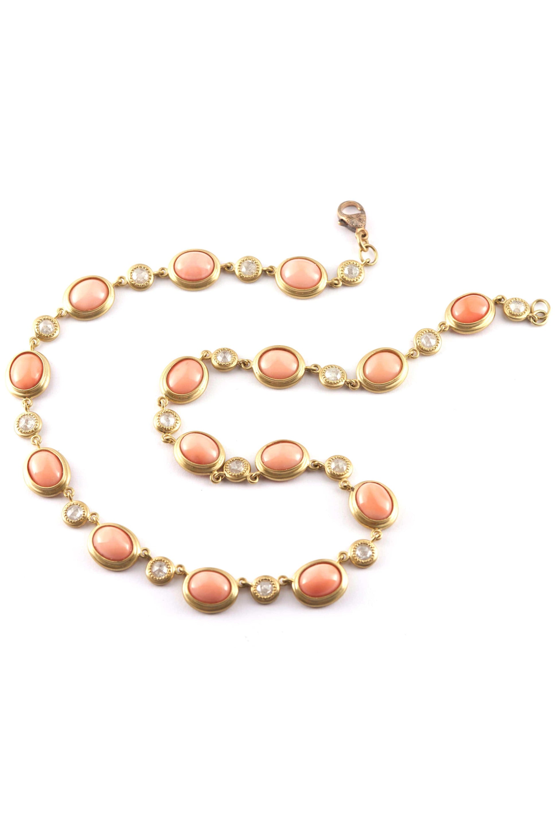 SYLVA & CIE-Japanese Coral Necklace-YELLOW GOLD