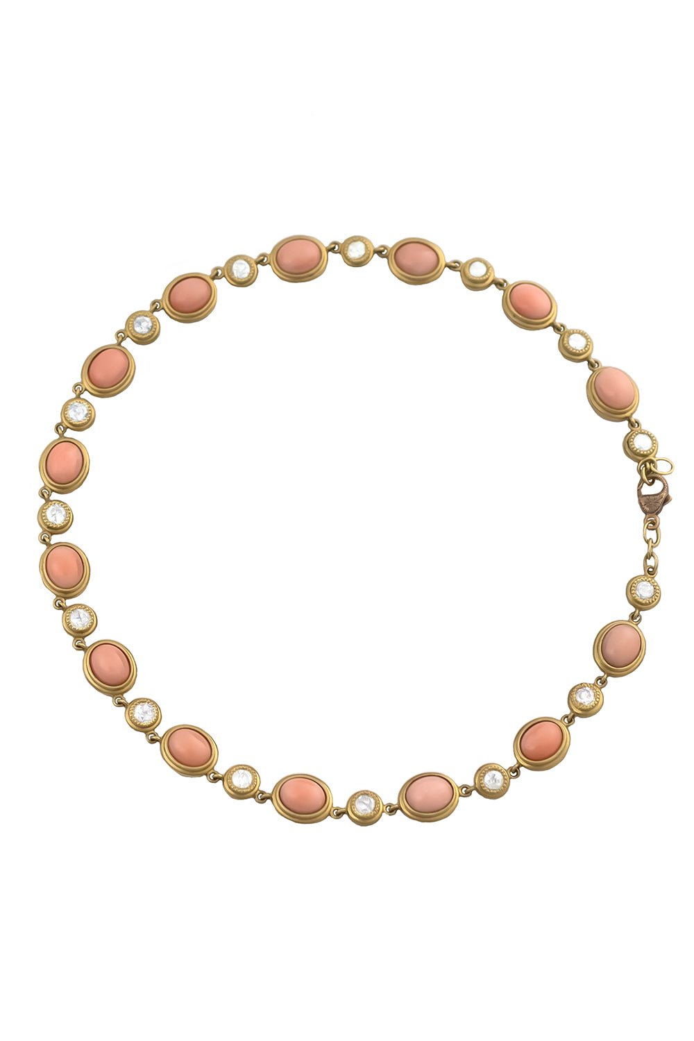 SYLVA & CIE-Japanese Coral Necklace-YELLOW GOLD