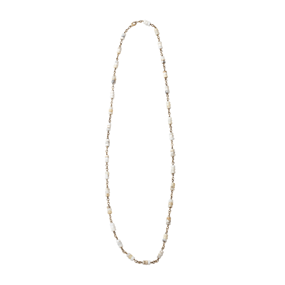 SYLVA & CIE-Madagascar Opal Necklace-YELLOW GOLD