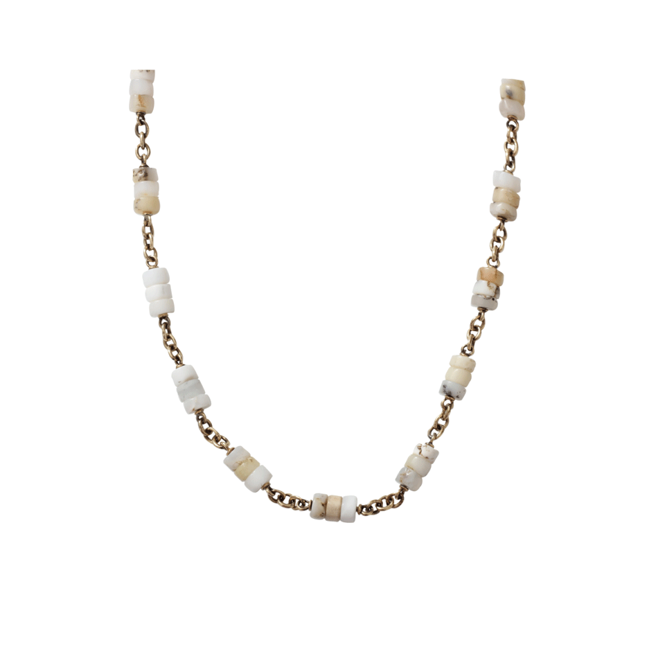 SYLVA & CIE-Madagascar Opal Necklace-YELLOW GOLD