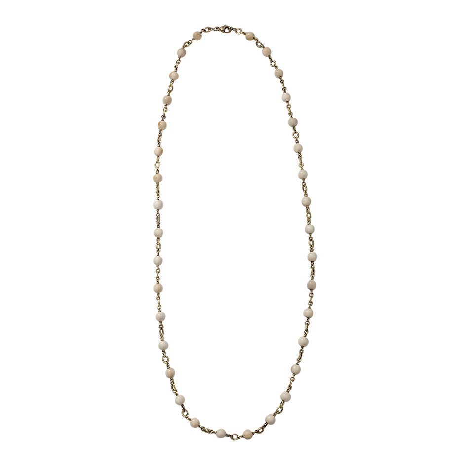 SYLVA & CIE-Mammoth Bead Necklace-YELLOW GOLD