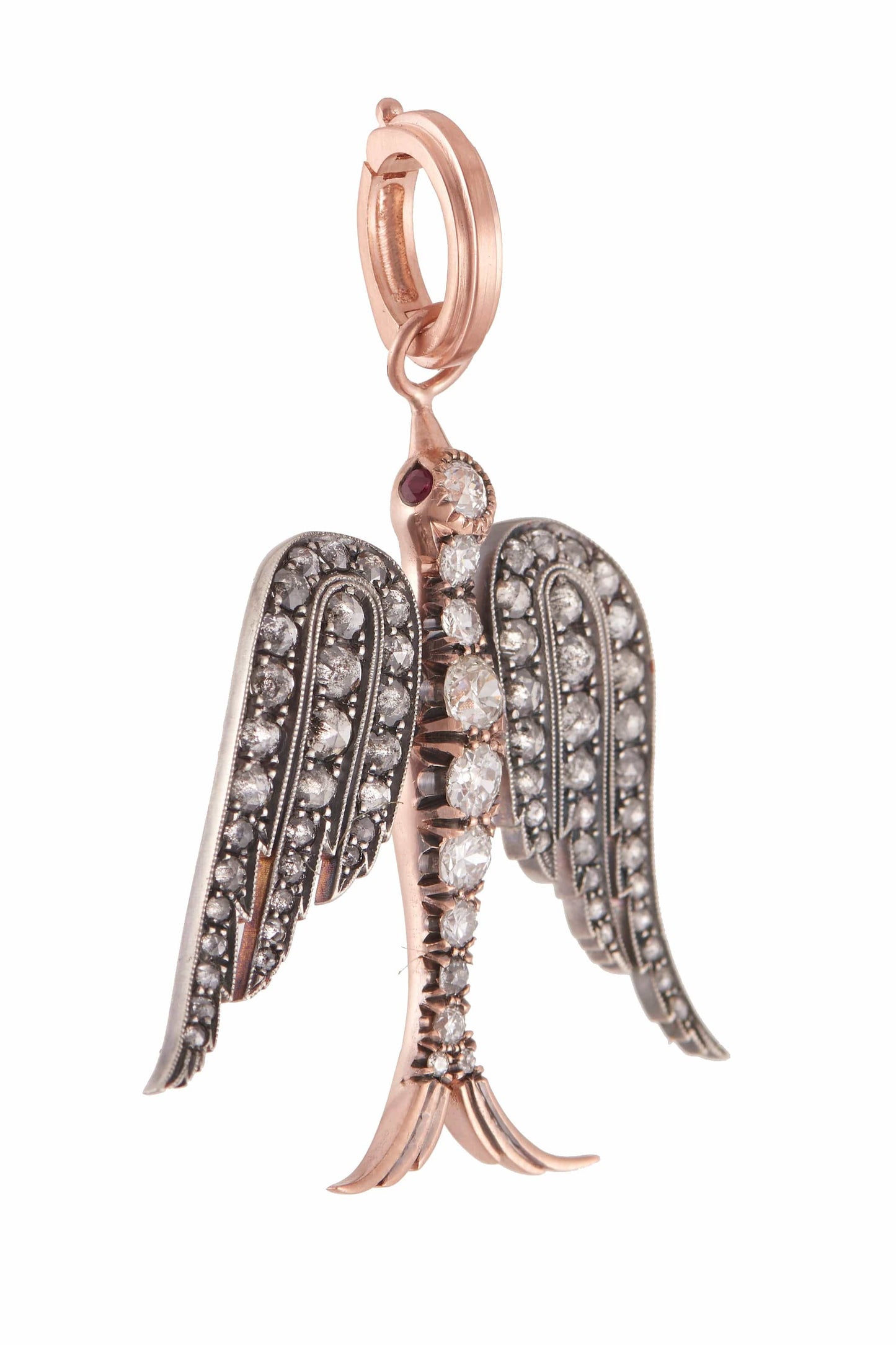 SYLVA & CIE-Angel Swallow Pendant-ROSE GOLD