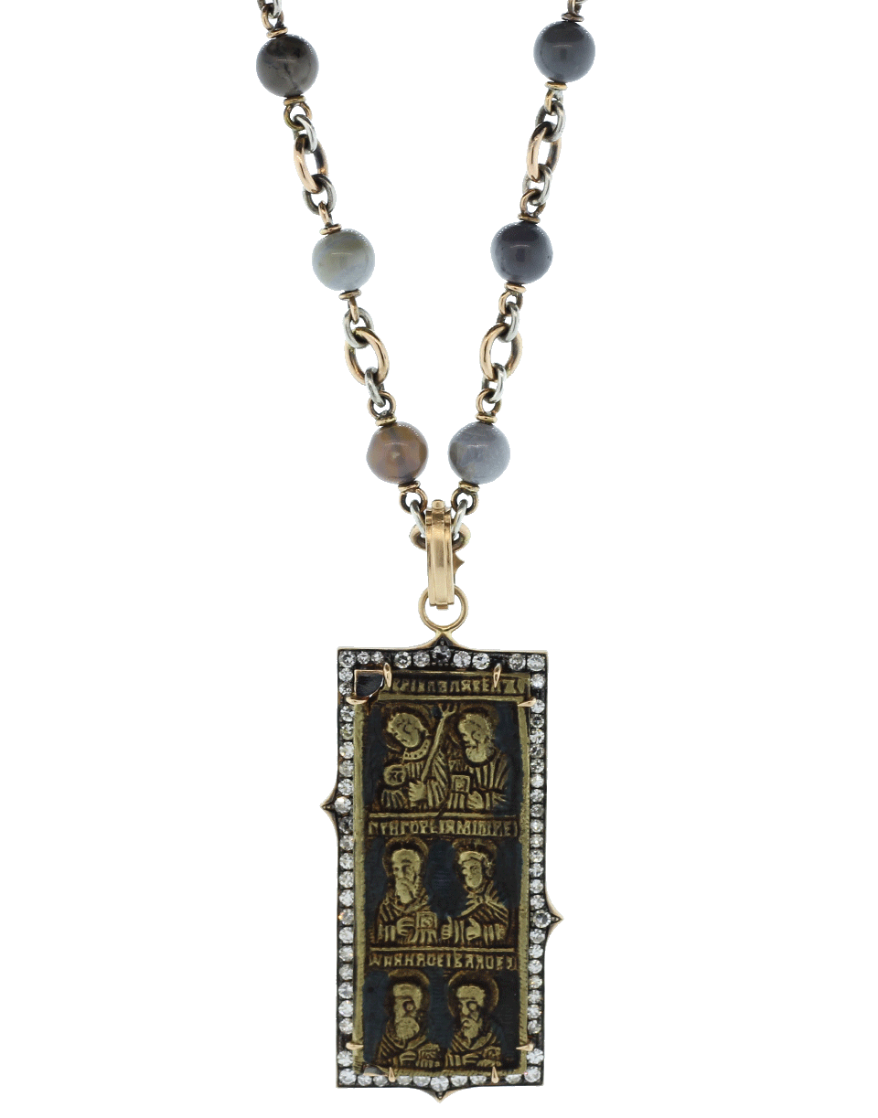 SYLVA & CIE-Apostle Icon Pendant-ROSE GOLD