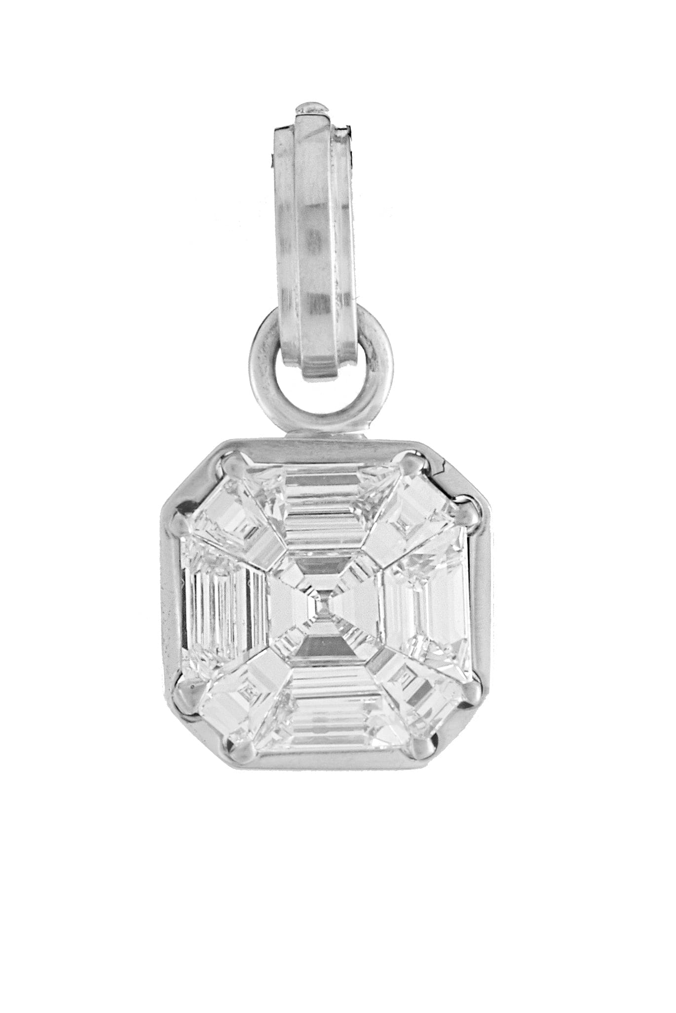 SYLVA & CIE-Mosaic Pendant-WHITE GOLD