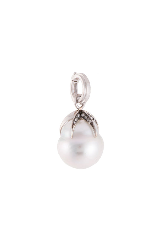 Pearl Pendant-WHITE GOLD-JEWELRYFINE JEWELPENDANT-SYLVA & CIE