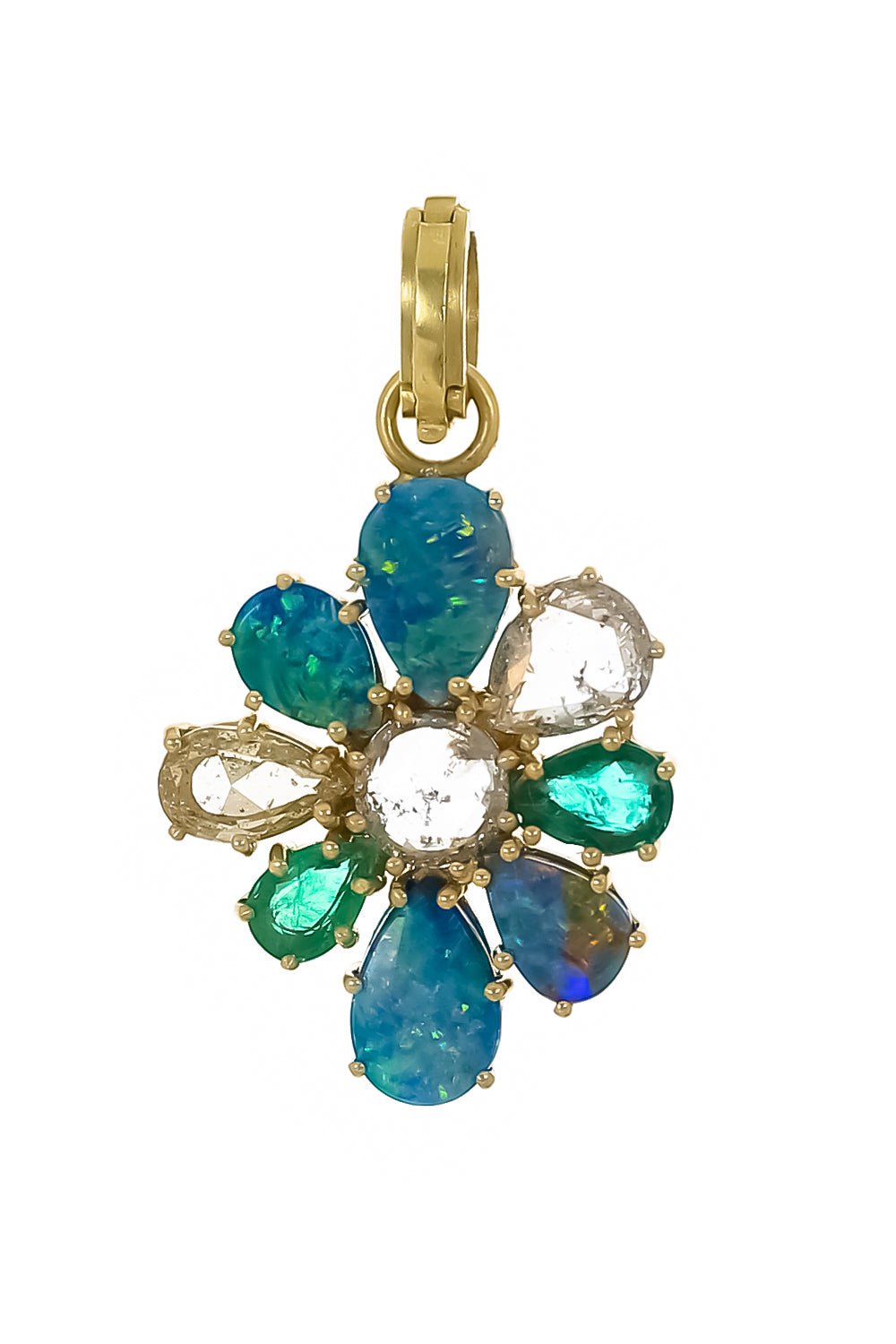SYLVA & CIE-Flower Pendant-YELLOW GOLD