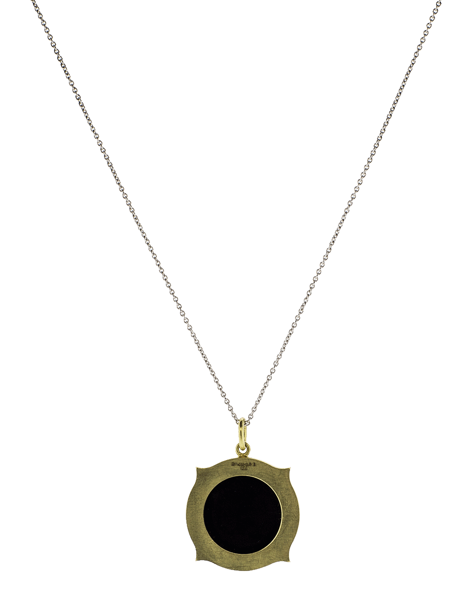 SYLVA & CIE-Horse Cameo Pendant-YELLOW GOLD