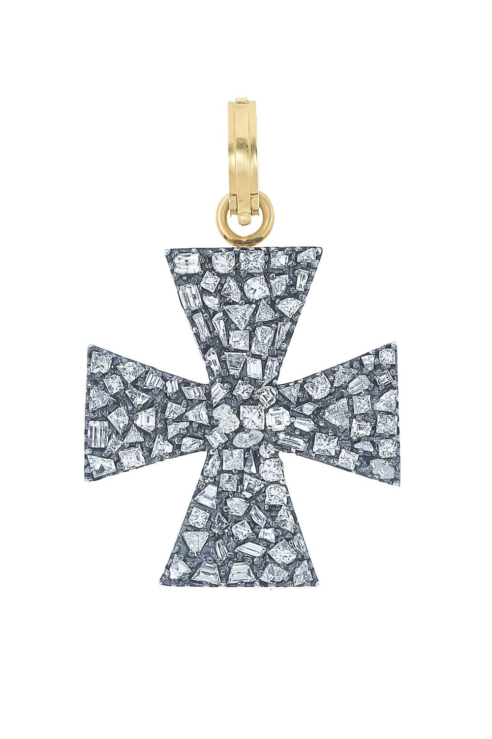 SYLVA & CIE-Large Cross Pendant-YELLOW GOLD
