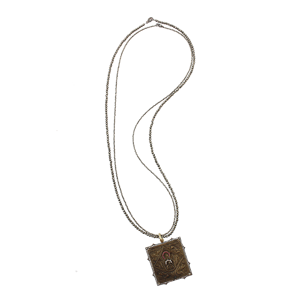 SYLVA & CIE-Large Russian Icon Pendant-YELLOW GOLD