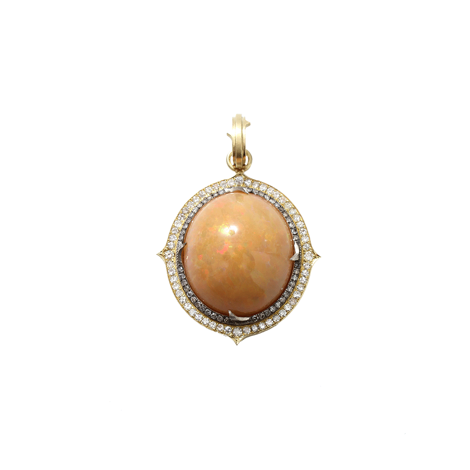 SYLVA & CIE-Opal Pendant-YELLOW GOLD