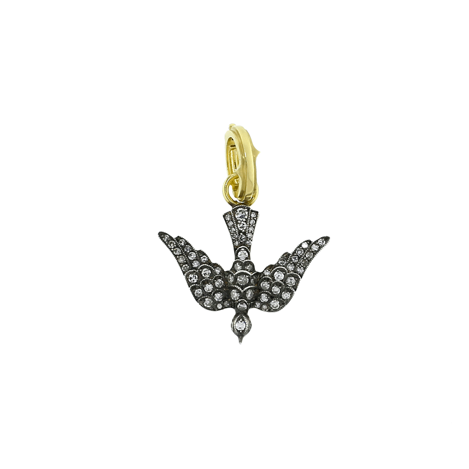 SYLVA & CIE-Swallow Diamond Pendant-YELLOW GOLD