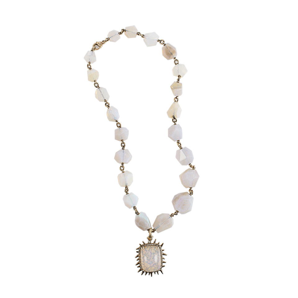 SYLVA & CIE-Opal Pendant-YLW GOLD