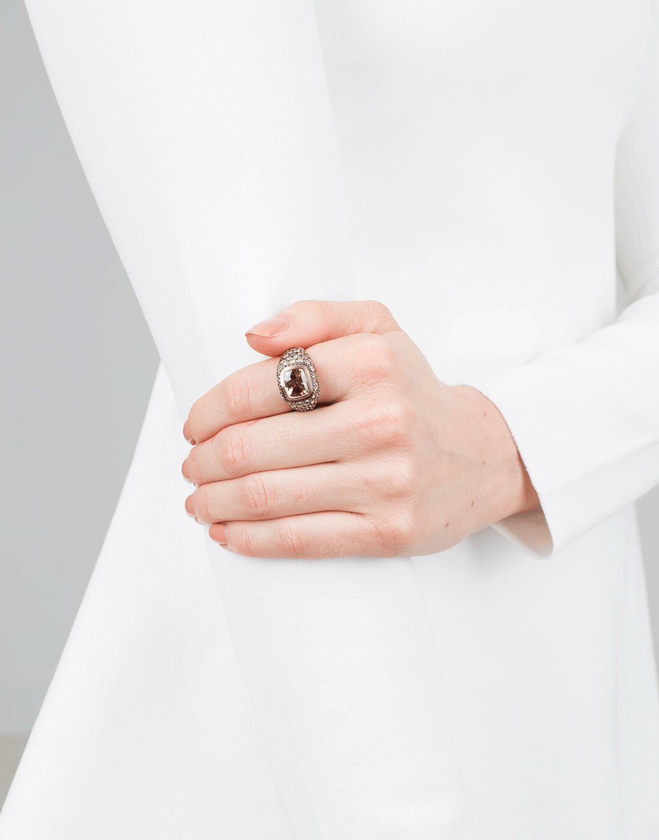 SYLVA & CIE-Zircon Diamond Ring-ROSE GOLD