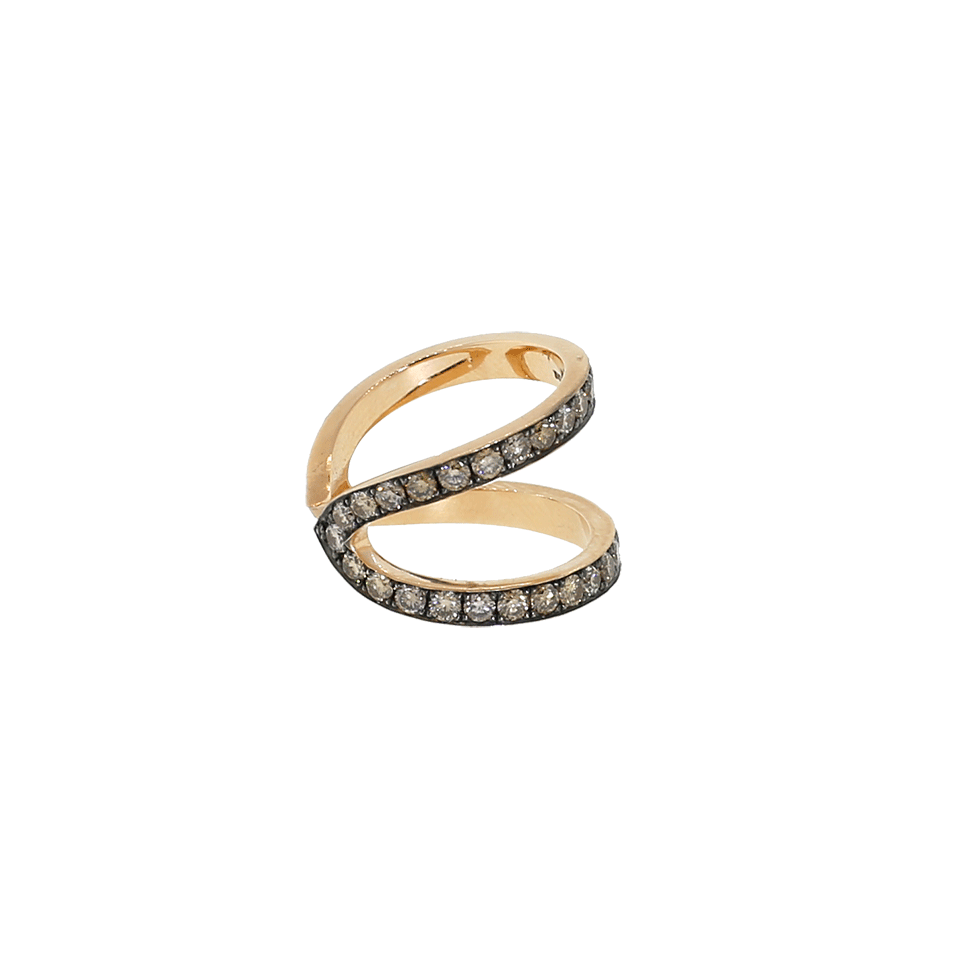 SYLVA & CIE-Wonder Woman Champagne Diamond Ring-ROSE GOLD