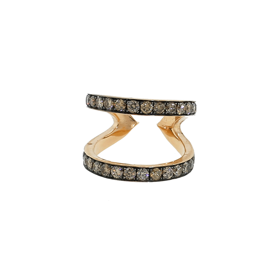 SYLVA & CIE-Wonder Woman Champagne Diamond Ring-ROSE GOLD