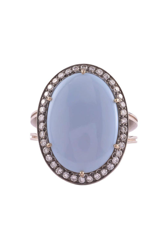 Opal Diamond Oregan Ring-WHITE GOLD-7.25-JEWELRYFINE JEWELRING-SYLVA & CIE