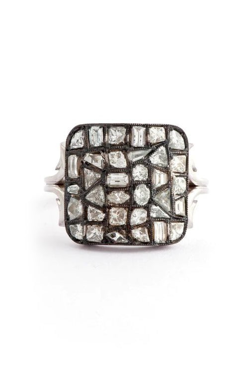 Square Ten Table Ring | SYLVA & CIE – Marissa Collections