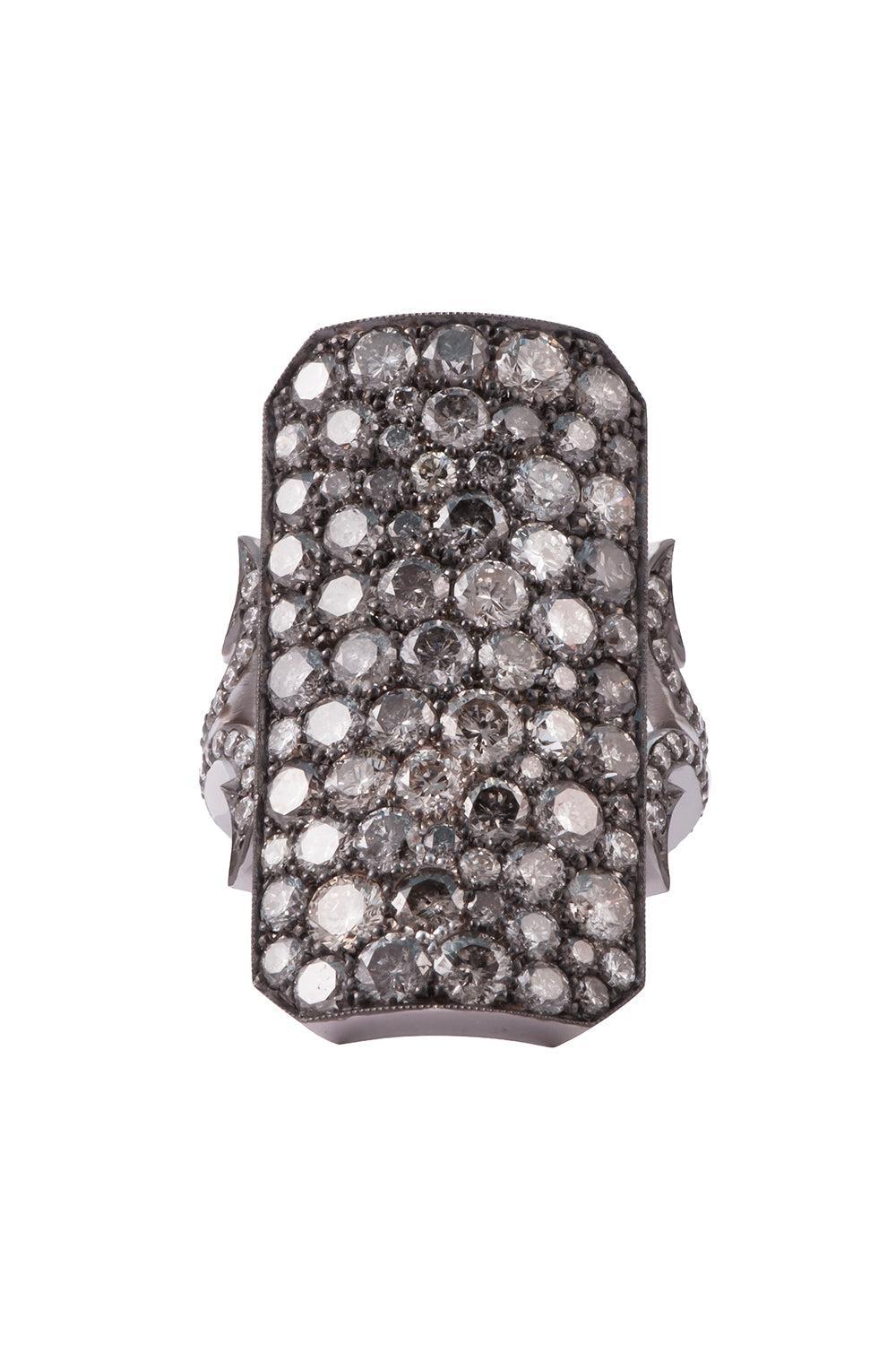 Diamond Long Ten Table Ring | SYLVA & CIE – Marissa Collections