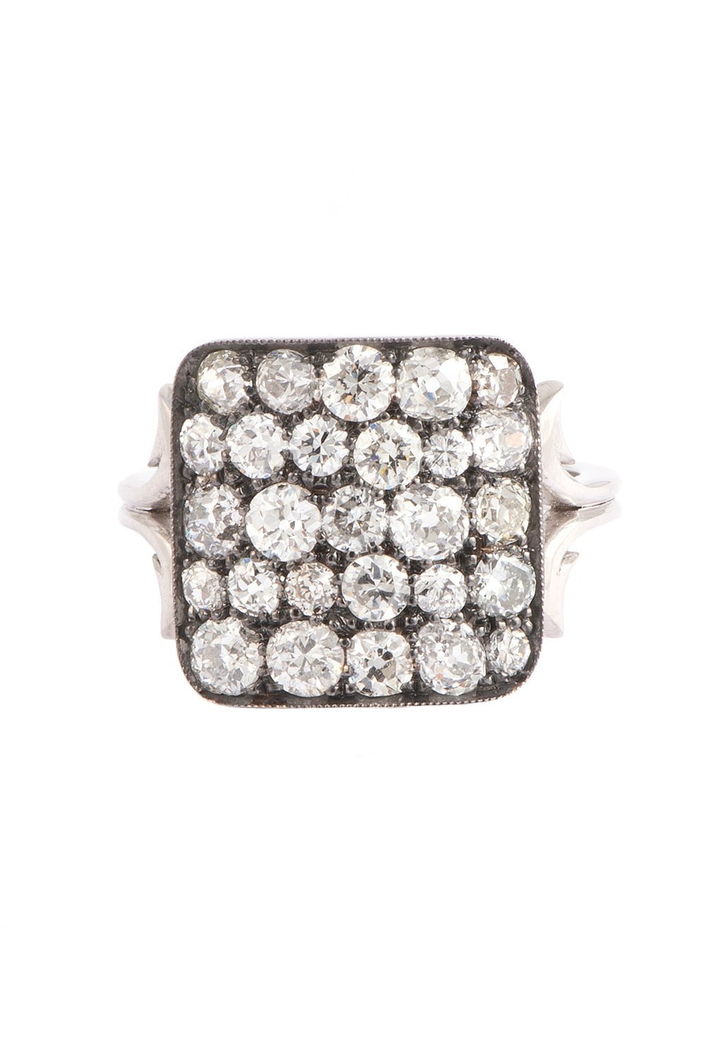 Small Square Ten Table Ring | SYLVA & CIE – Marissa Collections