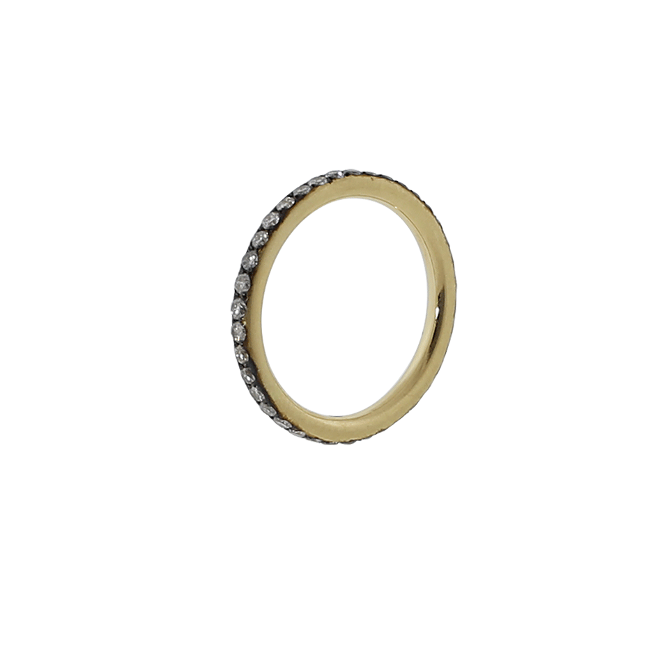 SYLVA & CIE-Grey Diamond Eternity Ring-YELLOW GOLD